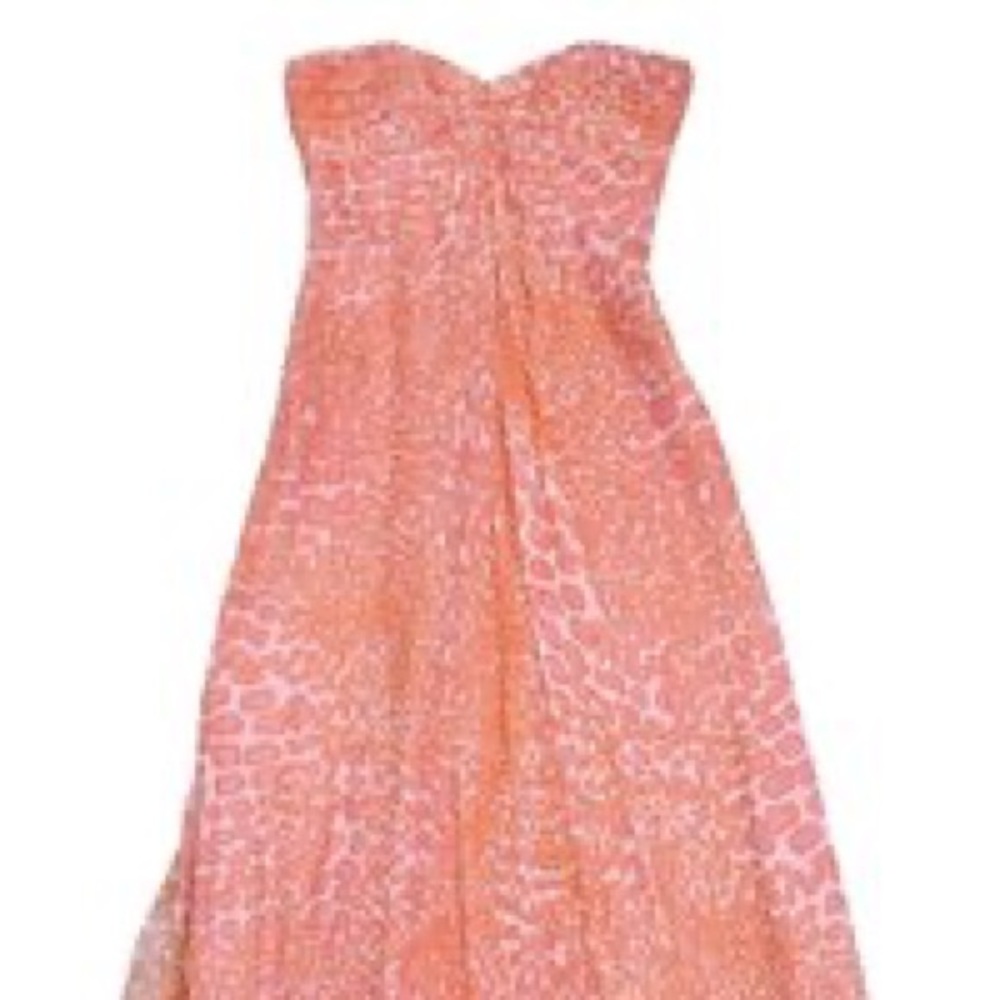 Laundry Animal print Strapless Dress